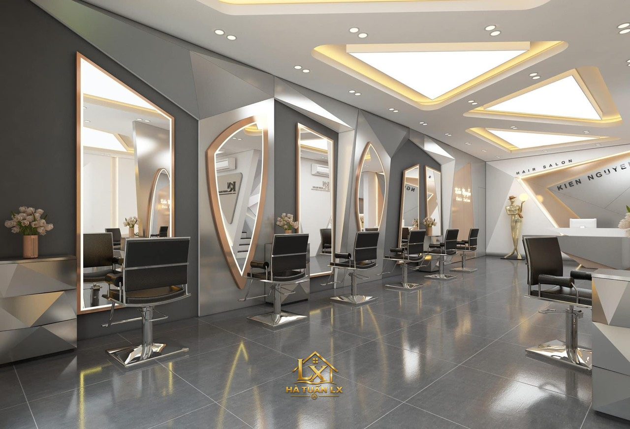 Mẫu gương salon thực tế do Nội Thất Hà Tuấn LX thi công 85 - Nội Thất Hà Tuấn LX