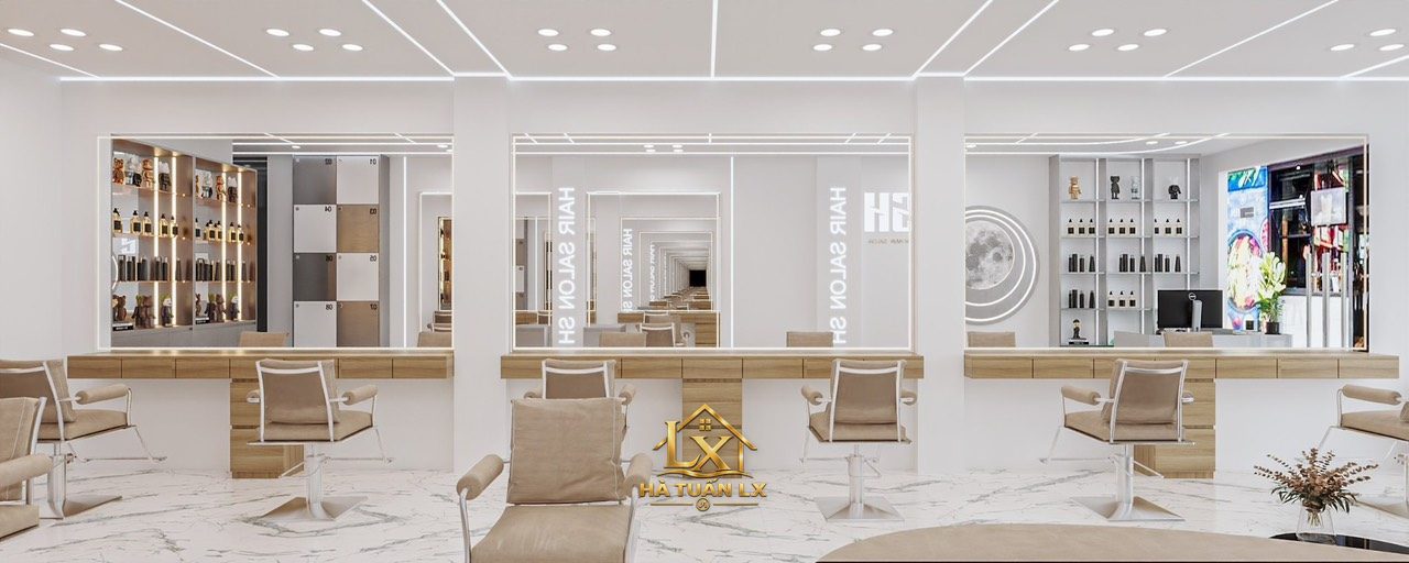 Mẫu gương salon thực tế do Nội Thất Hà Tuấn LX thi công 87 - Nội Thất Hà Tuấn LX