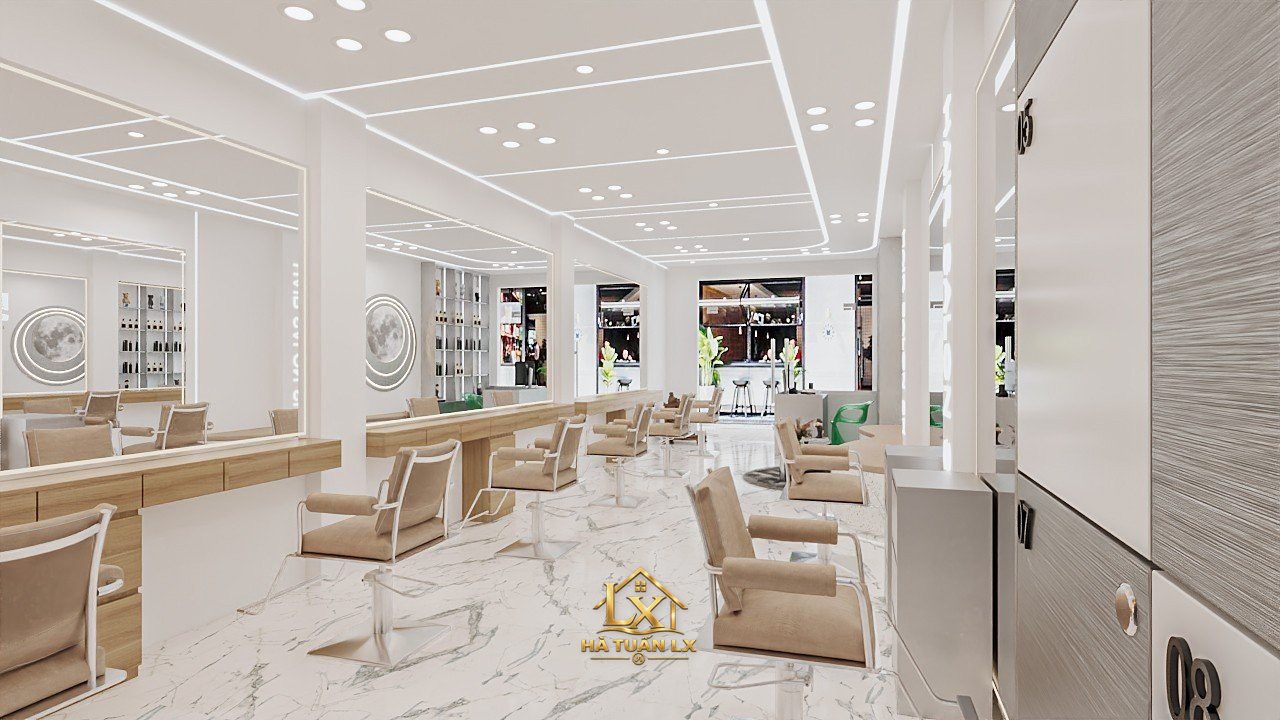 Mẫu gương salon thực tế do Nội Thất Hà Tuấn LX thi công 88 - Nội Thất Hà Tuấn LX