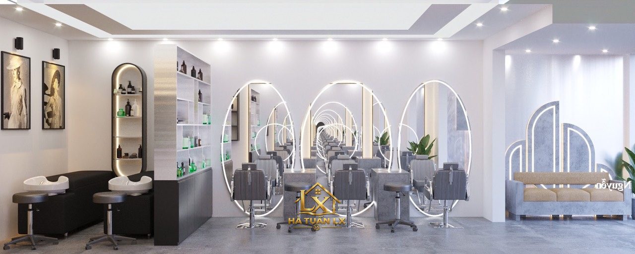 Mẫu gương salon thực tế do Nội Thất Hà Tuấn LX thi công 96 - Nội Thất Hà Tuấn LX
