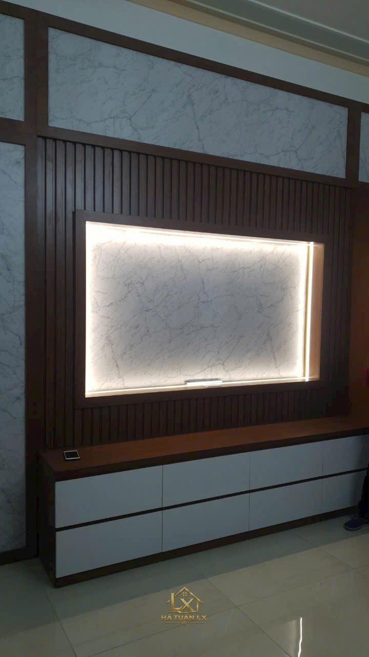 Tủ bếp gia đình mẫu 46 - Nội Thất Hà Tuấn LX