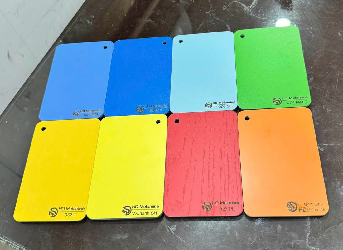 Mẫu ván melamin số 82 — bảng màu Nội Thất Hà Tuấn LX